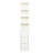 71.25" H Modern White 3 - Side Drawers 4 Small Display Shelves Storage Cabinet With Tier Shelf For Living Room And Office Use In Home Environments-472281324