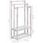 Wood 3 Freestanding Towel Stand