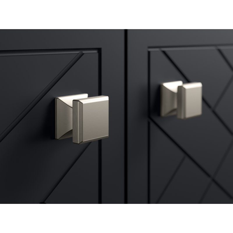 Poignée d'armoire Beauxline, Nickel brossé