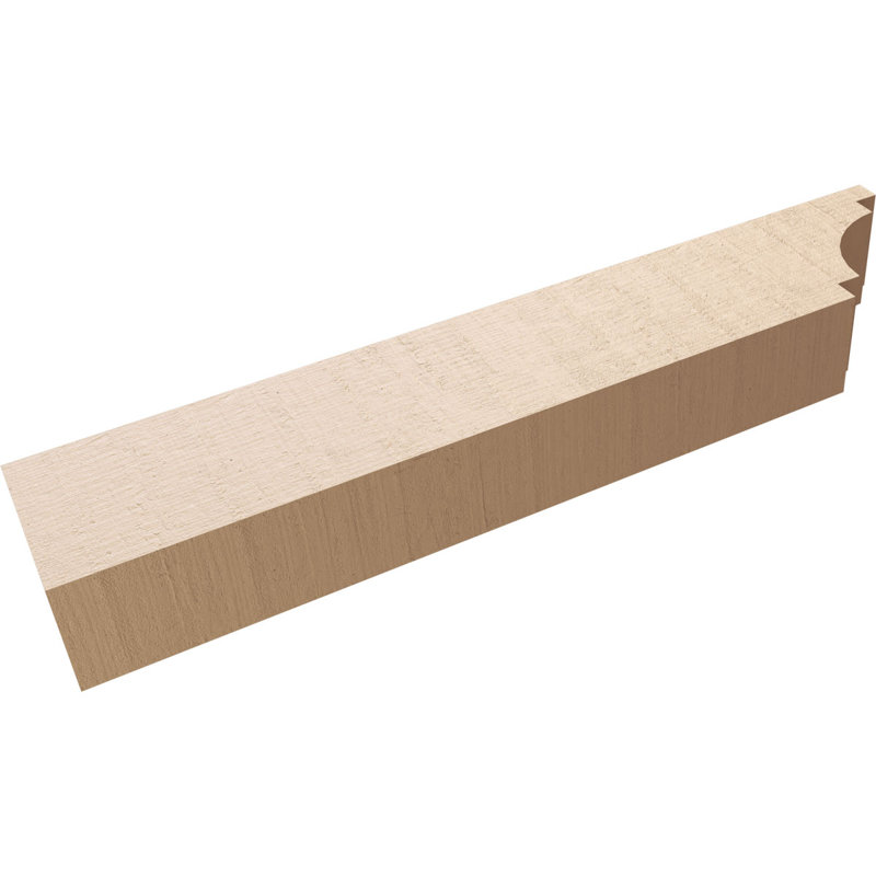 Mediterranean Woodgrain TimberThane Rafter Tail, Primed Tan, 6" H x 32" W x 4" D