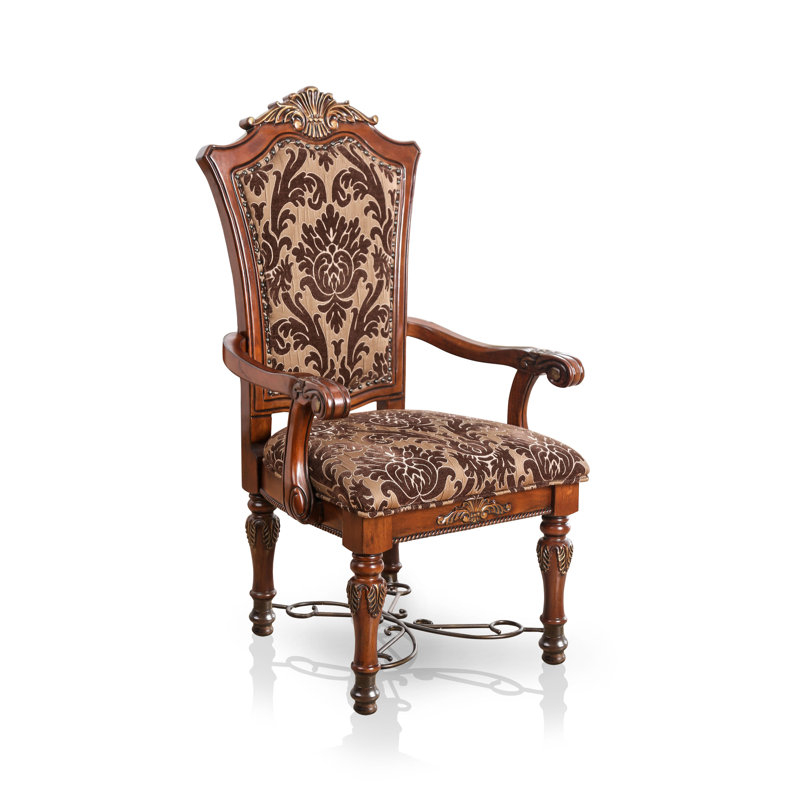 Ensemble de 2 chaises avec accoudoirs rembourrés Adika