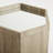 Honeycomb Mirrored Glass Tray Top End Table