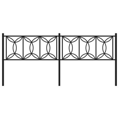 Vidaxl Metal Replace Headboard White 200 Cm