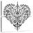 Hardie Folk Heart Black