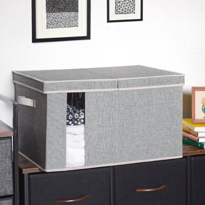 Large Fabric Box with Lid