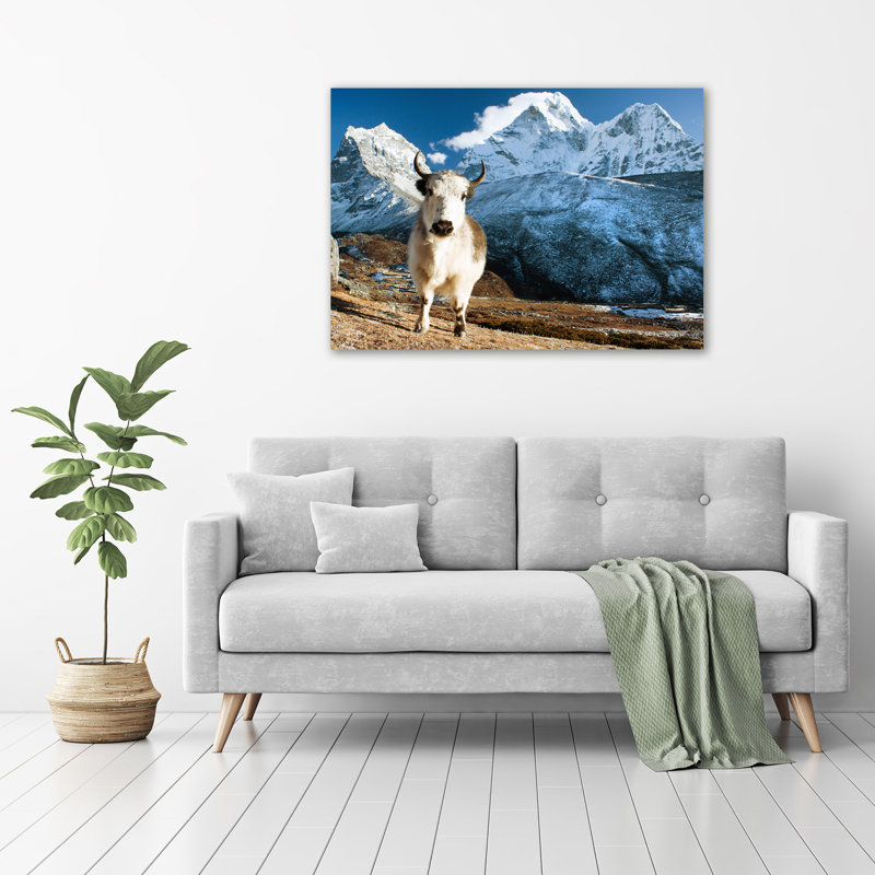 Yak Mountains - Wrapped Canvas Art Prints