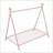 House Bed Tent Bed Frame Twin Size Metal Floor Play House Bed With Slat, No Box Spring Needed-682902162