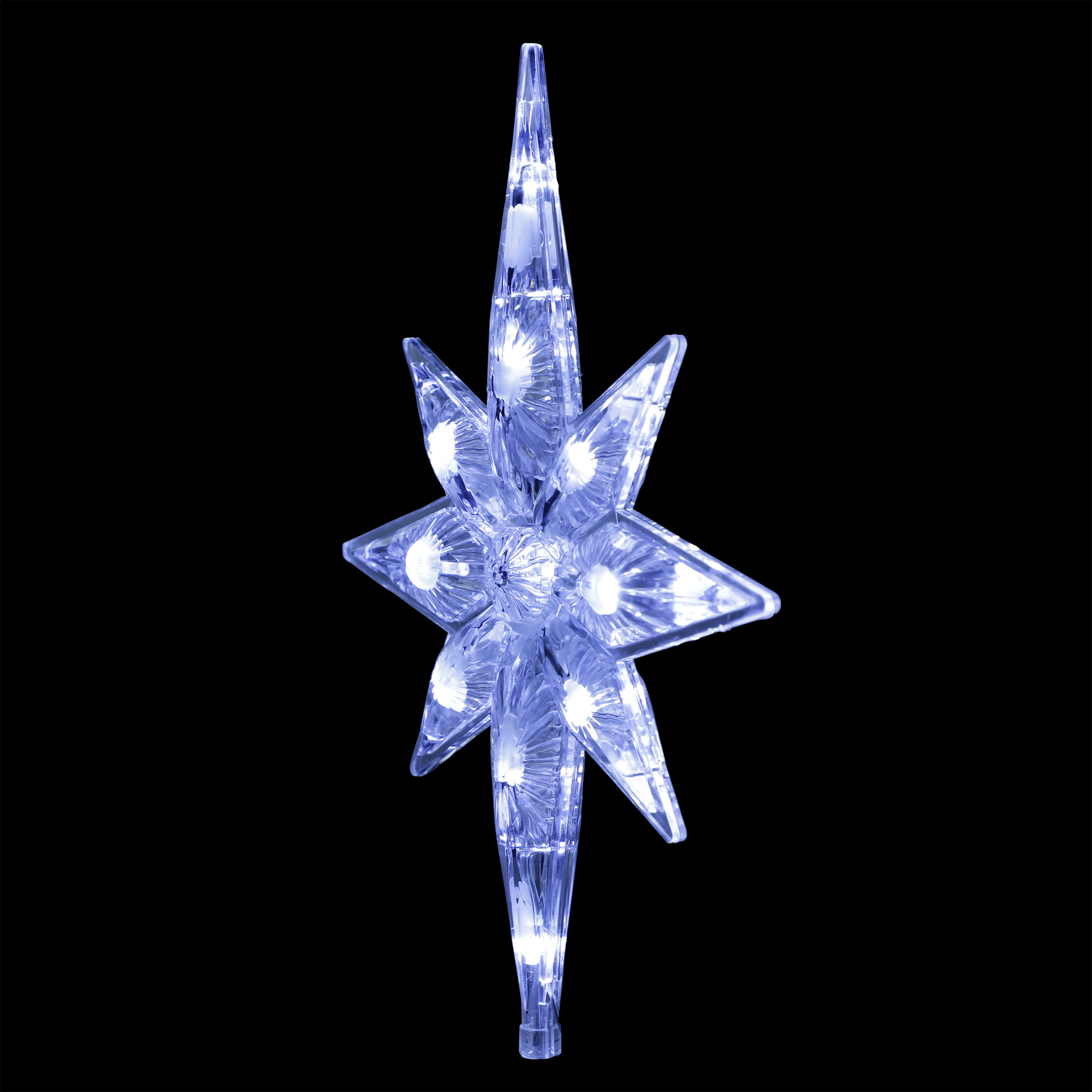 The Holiday Aisle® Star Christmas Tree Topper Lighted Display & Reviews ...