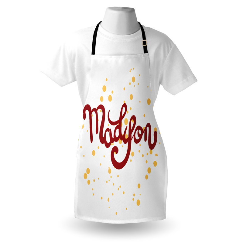 No Pattern Bib Apron
