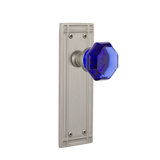 Mission Plate with Waldorf Cobalt Door Knob