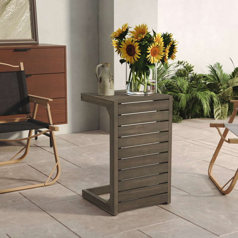 Modern C-shape end table