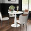 Brannock Round Metal Base Dining Table-874601661