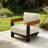 Outdoor Aluminum Chair With Cushions，Patio Chair With Cushions