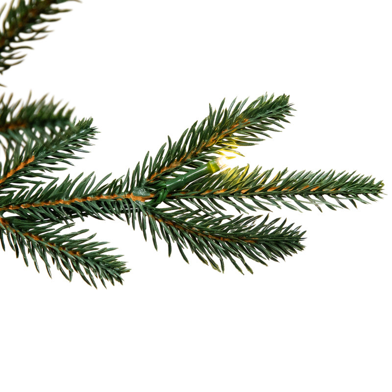 Real Touch™ Artificial Pine Christmas Tree with Lights, 6'5"
