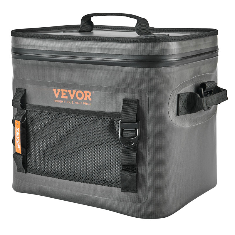 VEVOR 24 Quarts Picnic Tote Bag Cooler in Grey