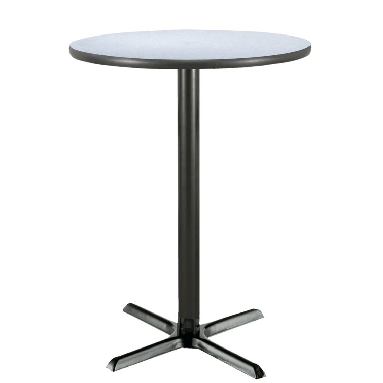 30" L Round Solid Wood Breakroom Table and Chair Set