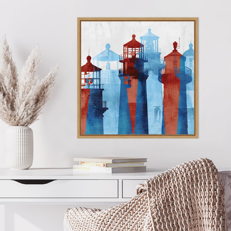 "Phare I" par Edward Selkirk, reproduction d'art sur toile encadrée, H 22 po x l 22 po