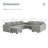 Modular U-Shaped Sectional with Storage -72249837