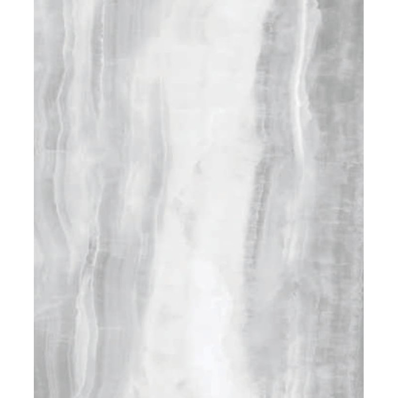 Melanoid Smeraldo Silver Polished, 12" W x 24" L