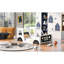 Lit plateforme simple avec roulettes Classic Car Style, blanc et bois de pin-396963870-396963871