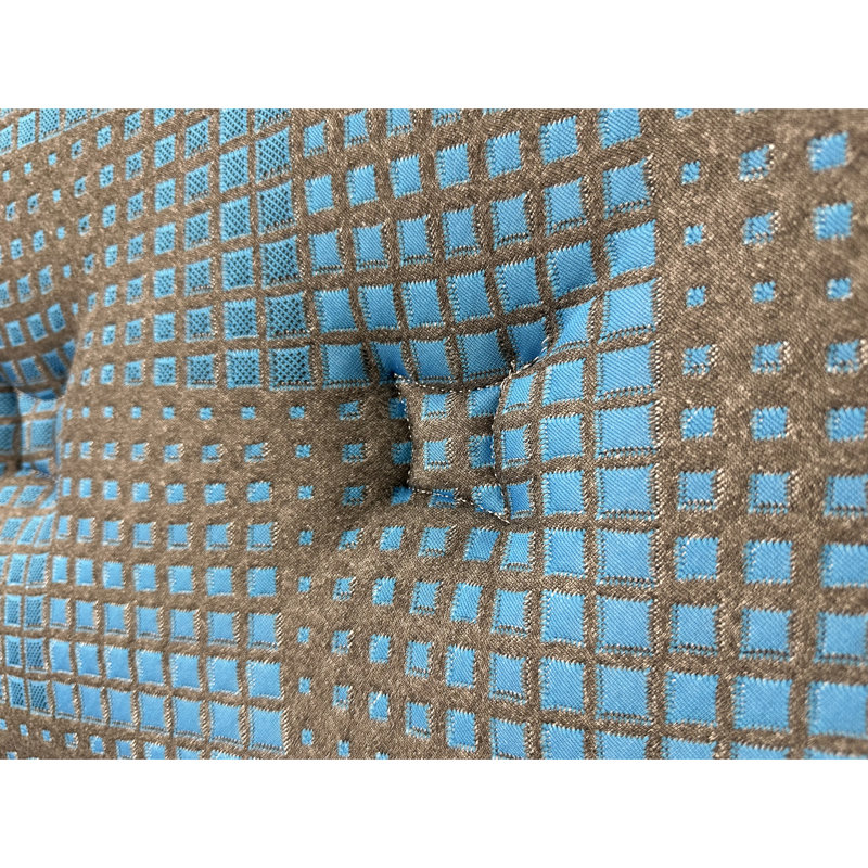 Très grand matelas 13 po, gris et bleu, 700 ressorts ensachés individuellement, double réactivité supérieure, mousse, relief profond