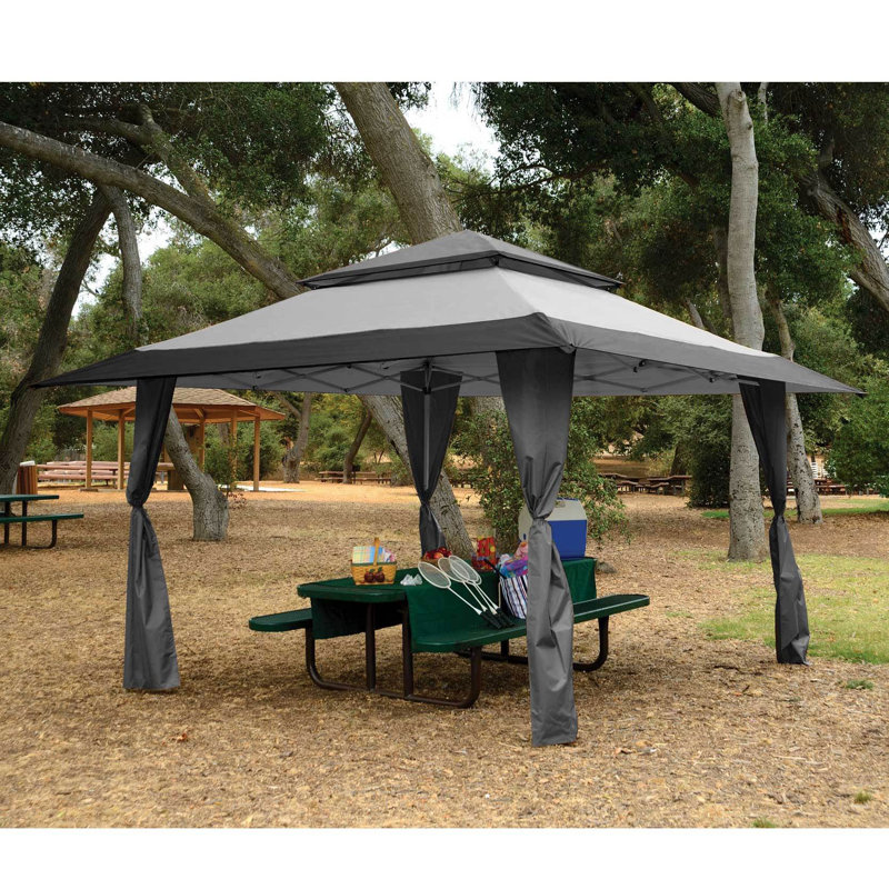 Instant 13 Ft. W x 13 Ft. D Steel Pop-Up Gazebo, Gray