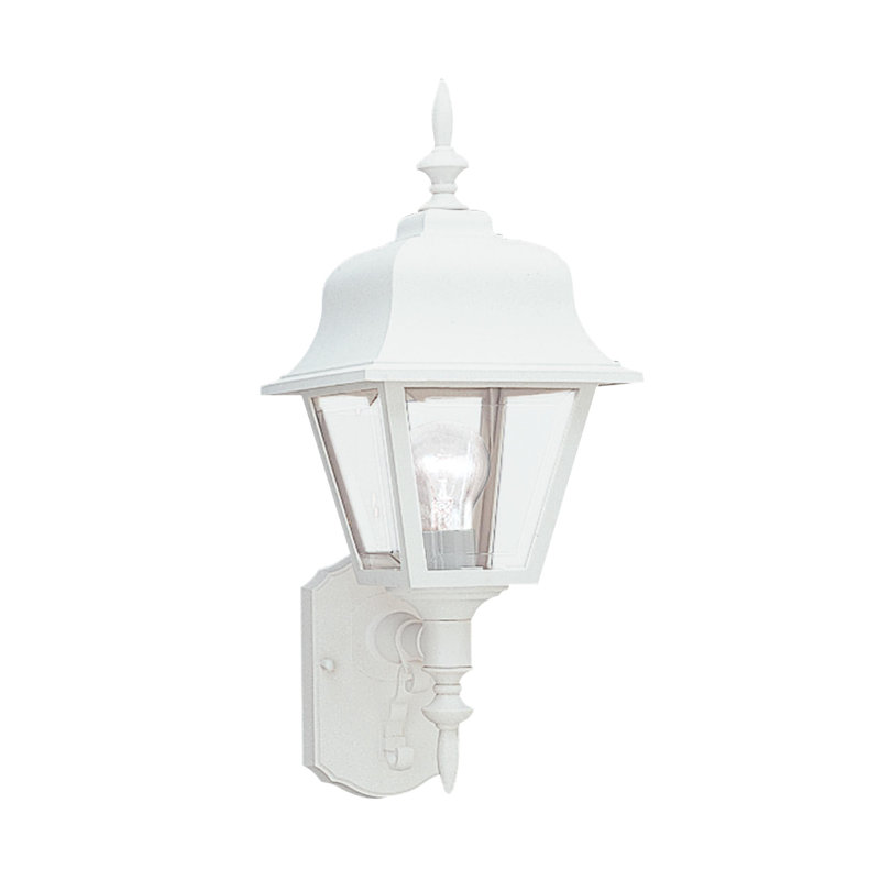 One Light Outdoor Wall Lantern from Generation Lighting , White
