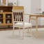 Chaise rembourrée en bois massif de 20,05 po de largeur