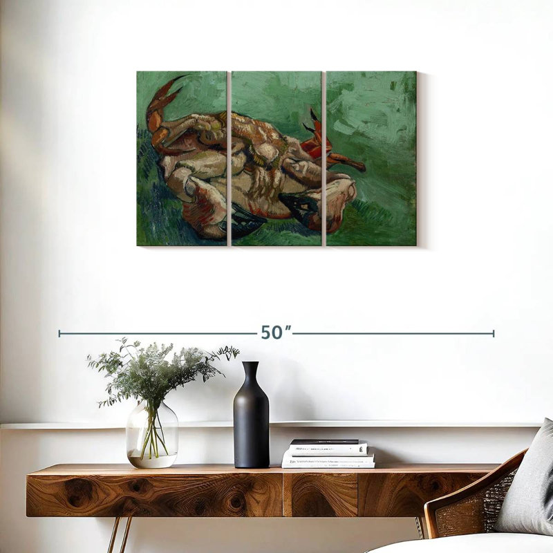 Brampt Crab On Its Back, 20" H x 33" W