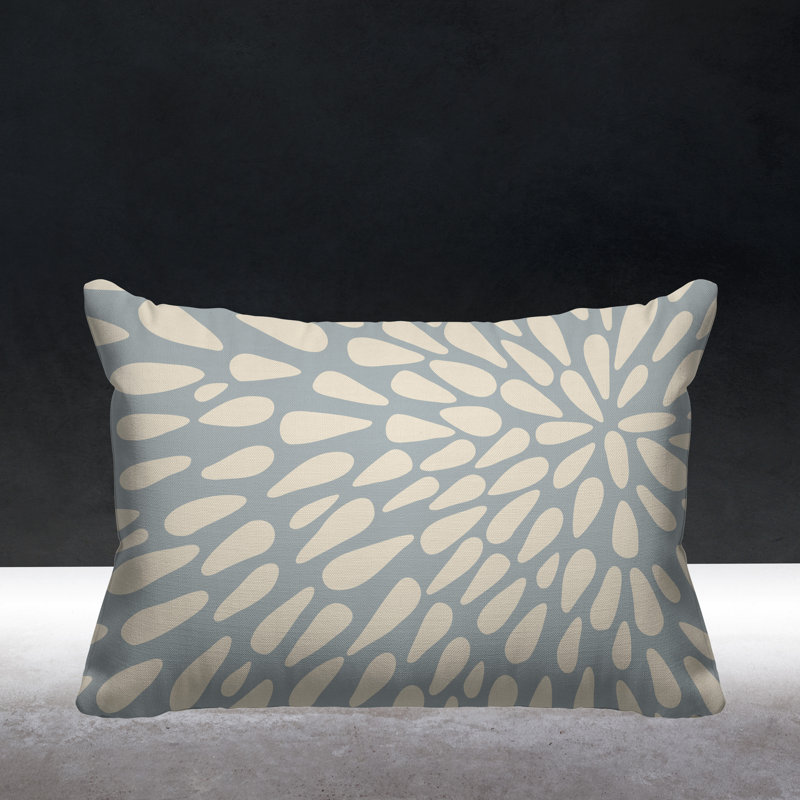 Housse de coussin d'extérieur et insert, gris