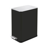 2.6 Gallon Stainless Steel Rectangular Step On Bathroom Trash Can