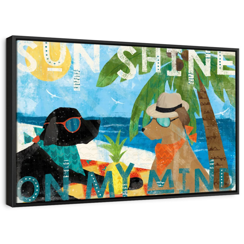 Impression sur toile Khendal Good Vibes I, H 9 po x l 13 po