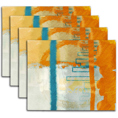 Napperon abstrait en polyester