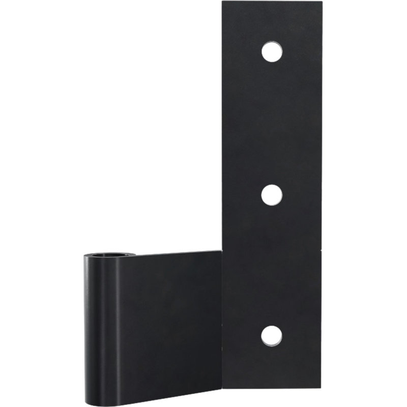 Charnière plate SteelTek avec ensemble de volets décalés de 1/2 po, pour les hauteurs de 60 à 80 po (comprend 4 paires de charnières)