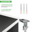 Lavabo pour salle de bain à simple cuve en acier inoxydable encastrable L 23 po x l 18 po avec grille d'évier