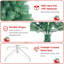  Arbre de Noël artificiel illuminé 6 pi avec guirlande de 688 branches vertes luxuriantes-964350050-964350055