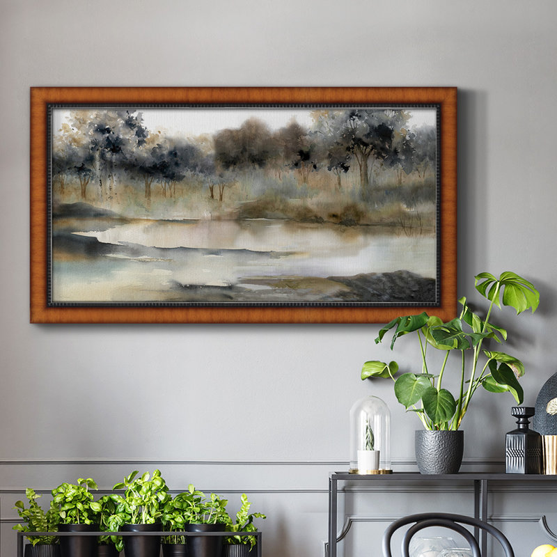 Serene River - reproduction de photo sur toile, H 25 po x l 45 po x P 1 po