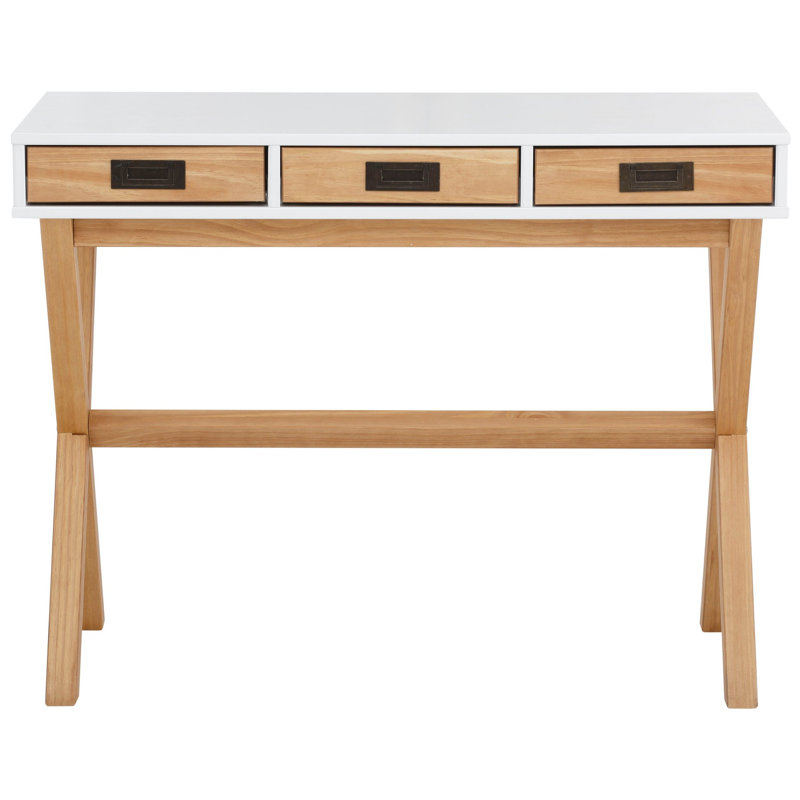Iceland Solid Wood Base Writing Desk