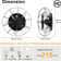 Jerek 18.9"  Ceiling Fan with light