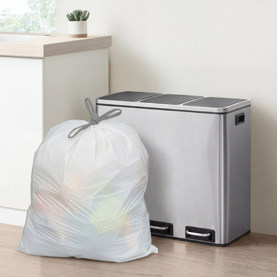 Sacs poubelle pour poubelles de 8 gallons (30 L), 4 rouleaux, 180 unités