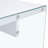 Aden MDF Coffee Table with Tempered Glass Legs-115277804