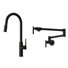 Dual-Function Kitchen Faucet Combo Set – Pull Down & Wall Mount Pot Filler For Sink And Stove