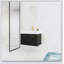 Meuble-lavabo mural 30 po avec lavabo, lavabo à rebords épais en résine