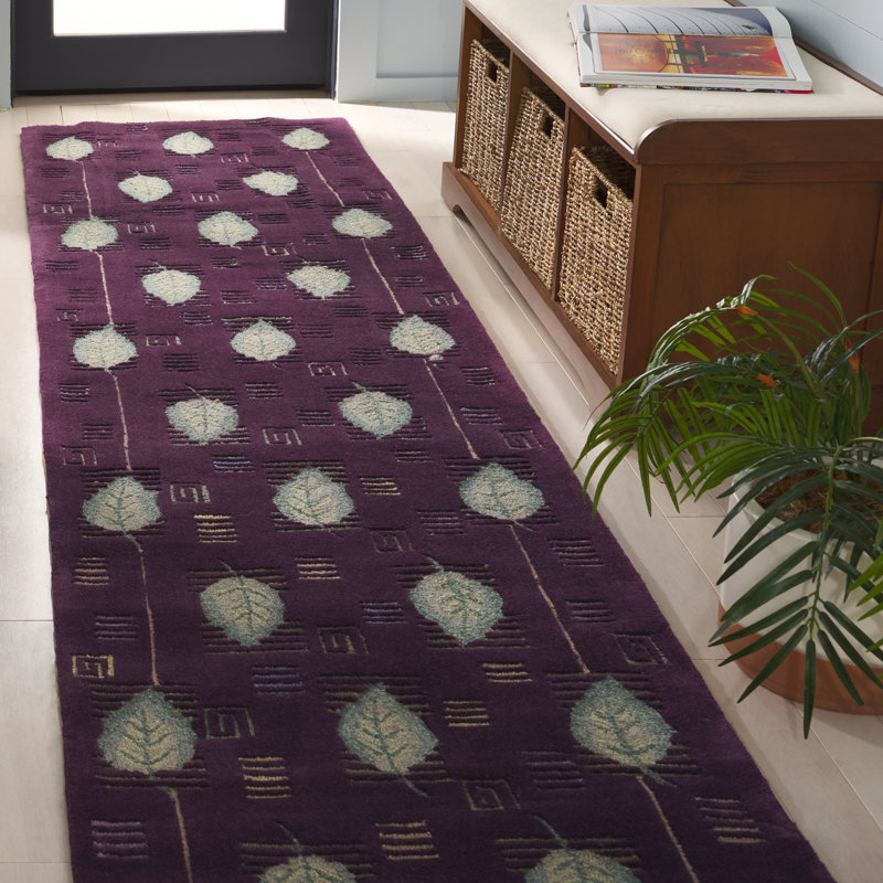 Berkley Wool Pile Floral Rug, Runner 2'6" x 10'