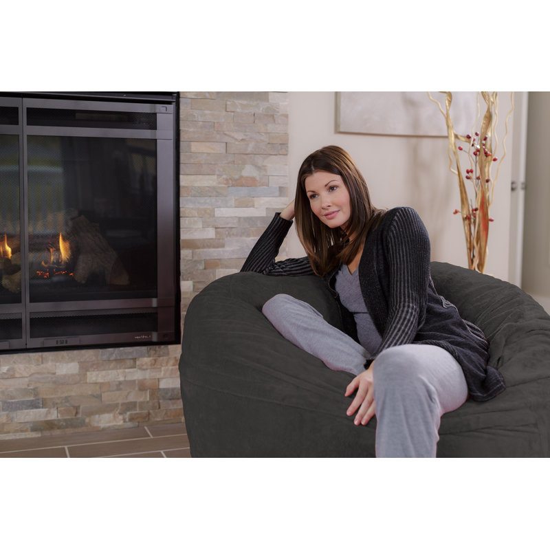 Bean Bag Chair - Shredded Memory Foam Filled Round Furniture Bean Bag Chair with Removable and Machine Washable Cover - Big Bean Bag Sofa Lounger with Soft Micro Fiber Cover - Multiple Colors, Multiple Sizes and Fabrics