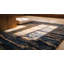 Wool Geometric Area Rug in Gray