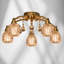 LISMORE 5 LIGHT CW CRYSTAL DROPLETS