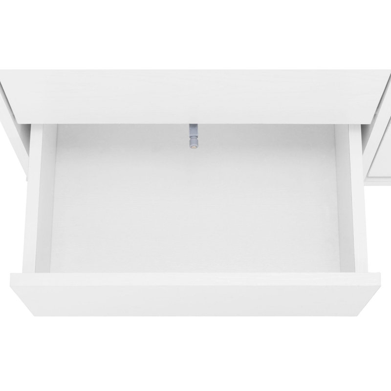 Paco 90cm Sideboard, White/Oak