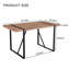 Table de salle à manger Rustic Industrial