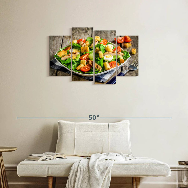 Yarlin Chicken Caesar Salad, 22" H x 36" W